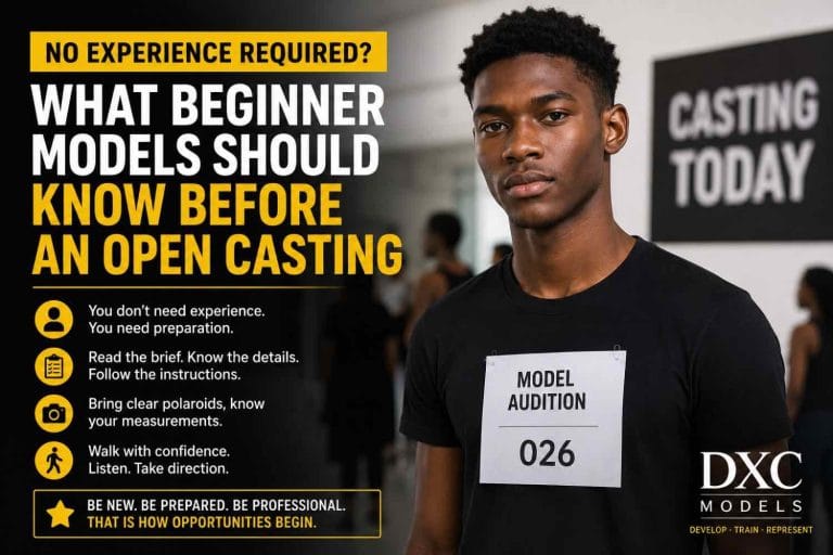 Read more about the article No Experience Required? What Beginner Models Should Know Before an Open Casting
