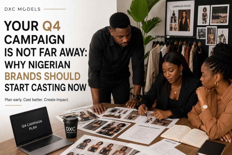Read more about the article Your Q4 Campaign Is Not Far Away: Why Nigerian Brands Should Start Casting Now