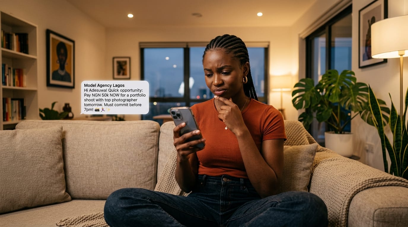 Read more about the article Fake Modelling Agencies in Nigeria: 7 Red Flags to Know | DXC