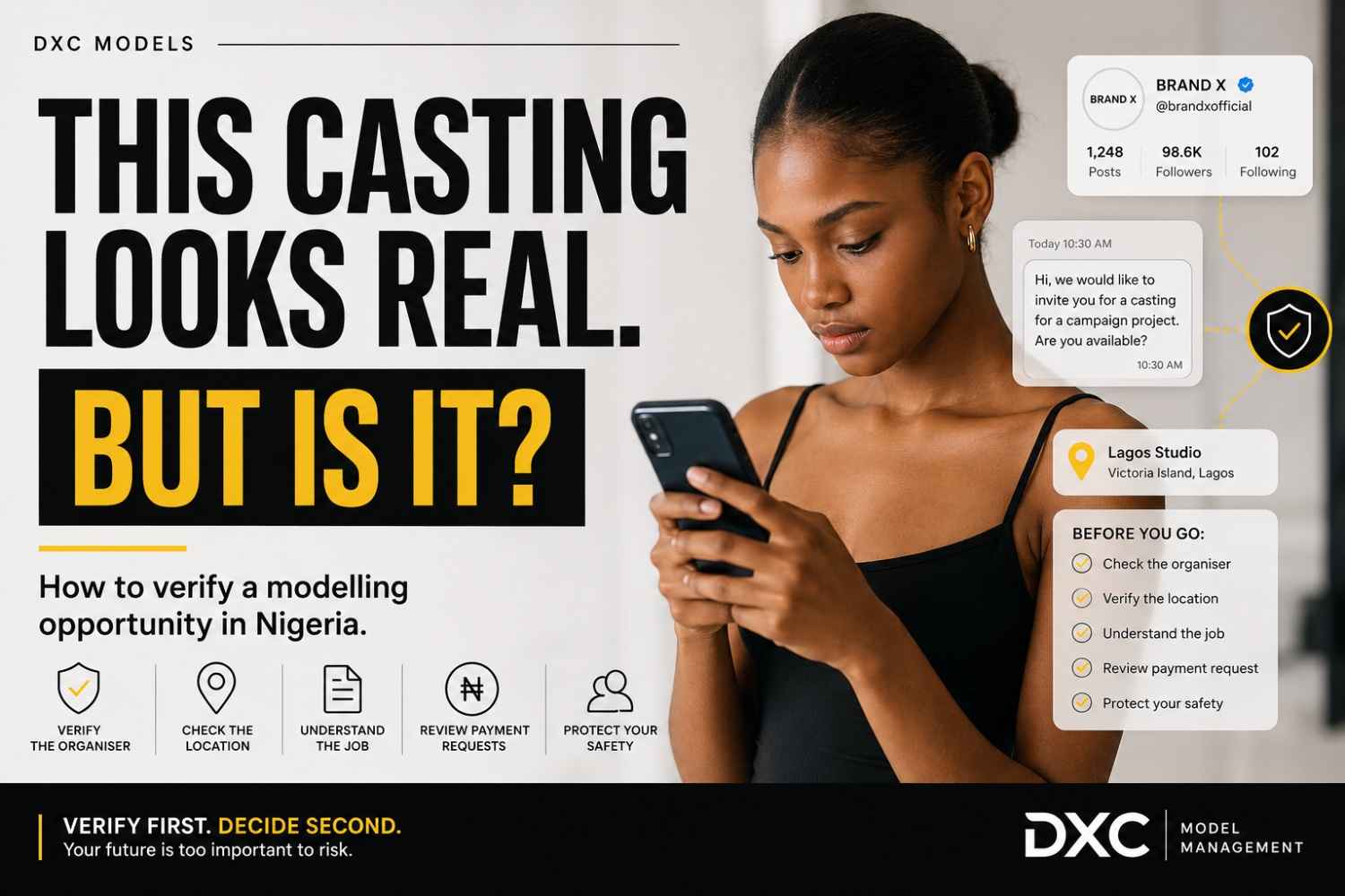 You are currently viewing A Casting Can Look Real and Still Be Fake: How to Verify a Modelling Opportunity in 2026