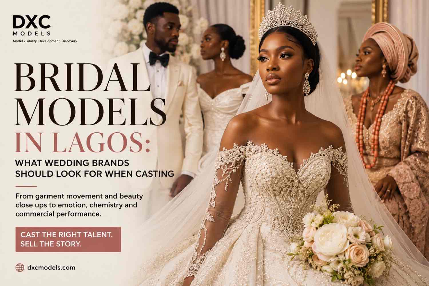 Read more about the article Bridal Models in Lagos: What Wedding Brands Should Look For When Casting