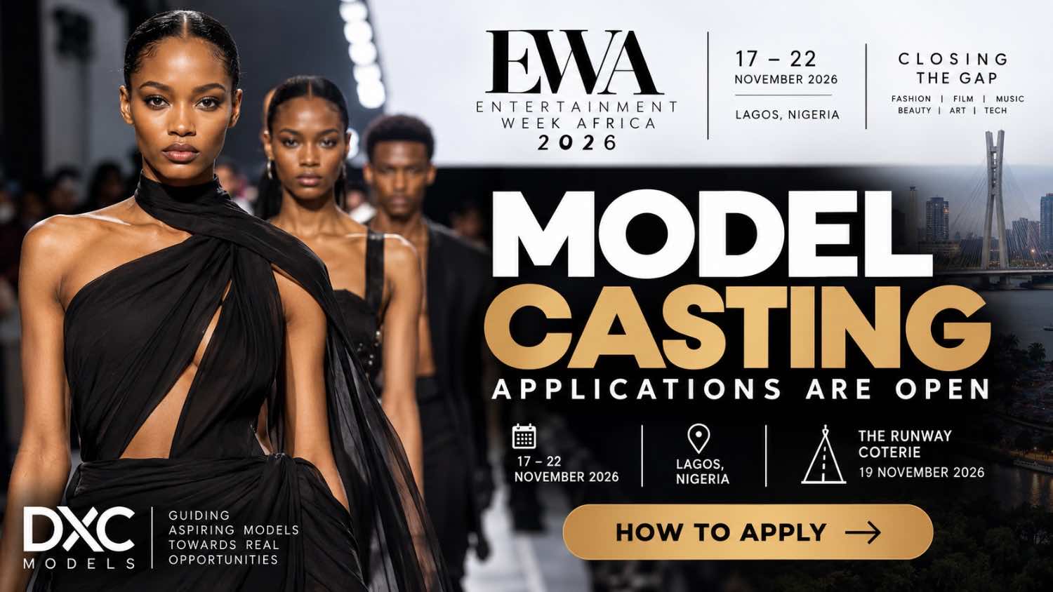 You are currently viewing Entertainment Week Africa 2026 Model Casting: How to Apply in Lagos