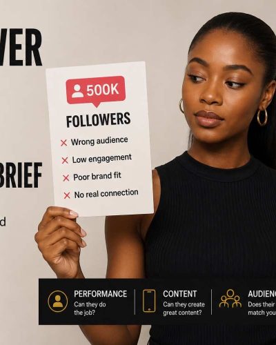 Follower count is not a casting brief for brand campaigns